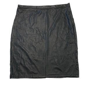 DOUBLJU Stretch Liquid Pencil Skirt Sz XXL